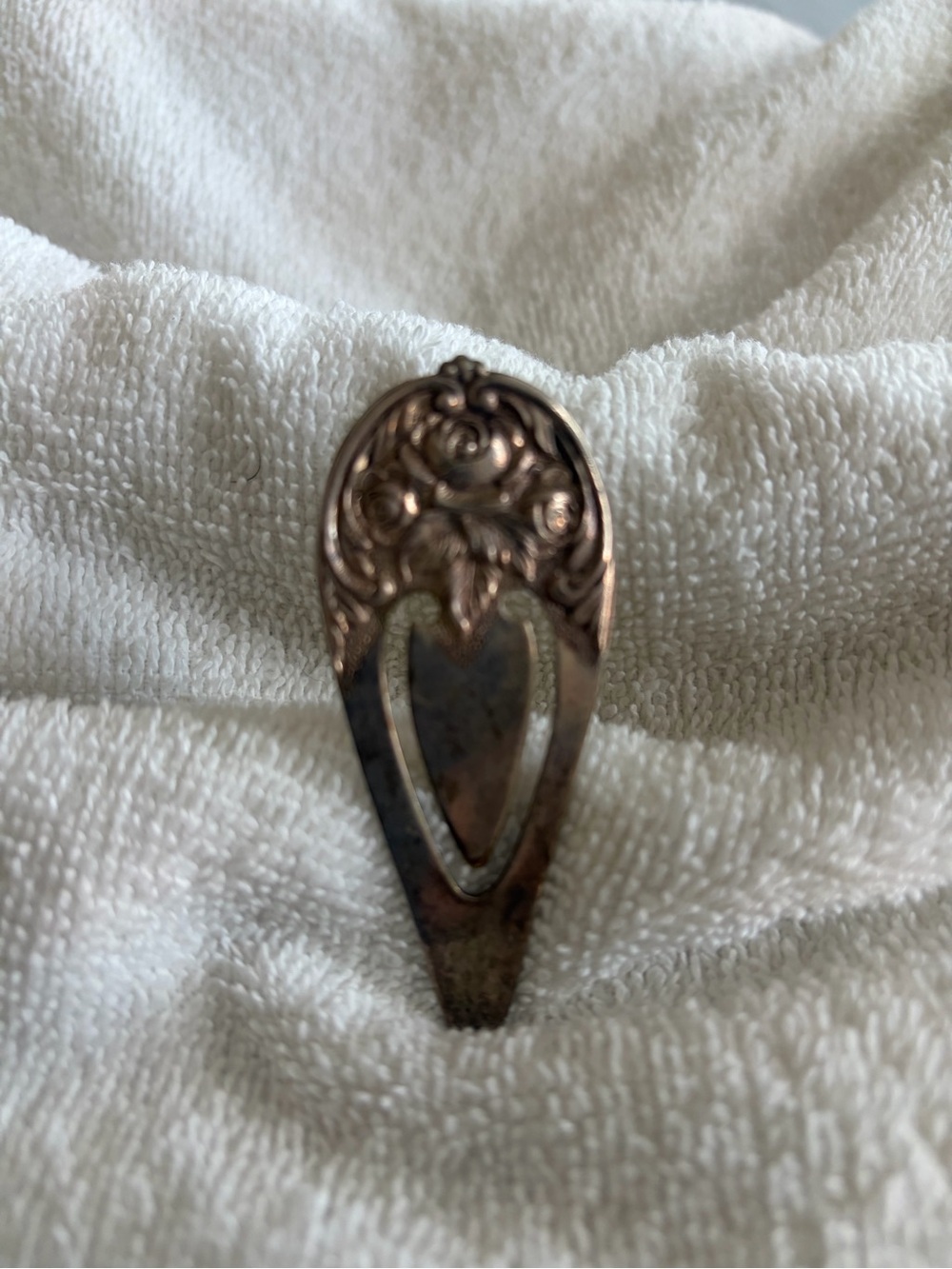 Vintage-Inspired Sterling Book Mark